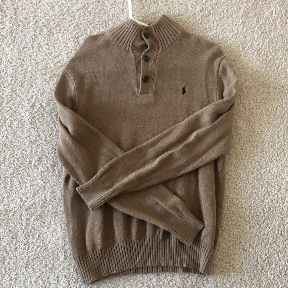 Polo Ralph Lauren 1/4 Button Up Sweater